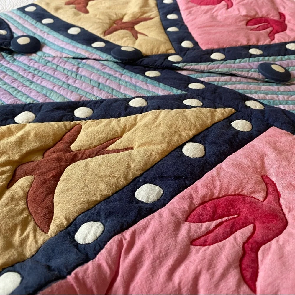 Vintage Couture‎ Colorblock Quilted Vest - Picture 15 of 16